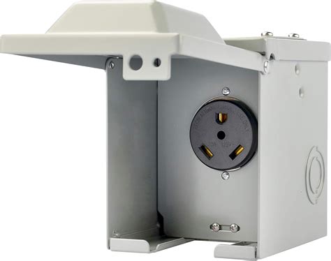 30 amp exterior weatherproof electrical box|round exterior electrical box covers.